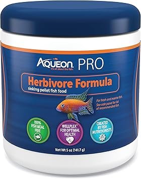 Aqueon Pro Foods Herbivore Formula 5.0 oz for Aquarium Fish