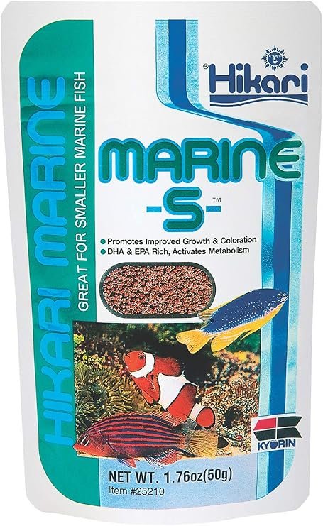Hikari Marine-S Pellets Fish Food for Smaller Marine Fish
