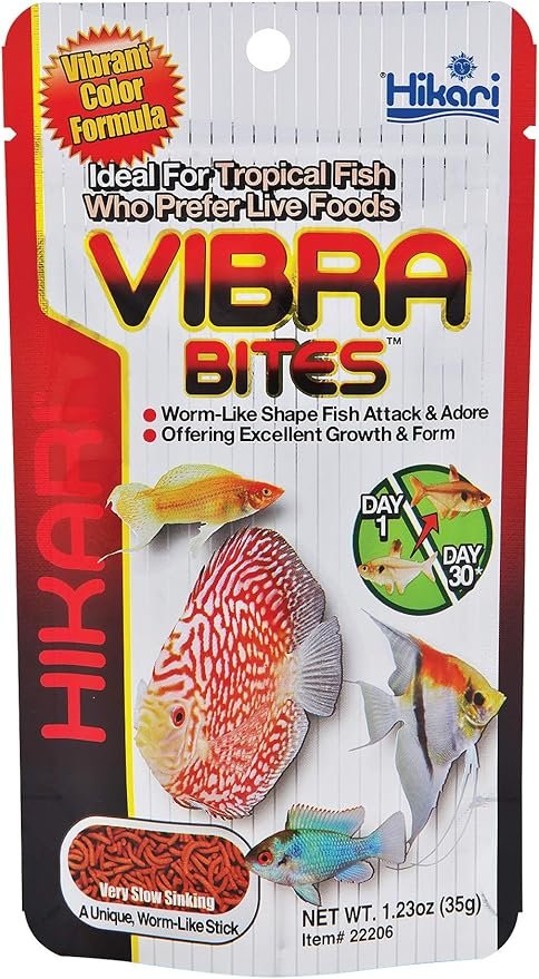 Hikari HK22206 Vibra Bites Tropical Fish Food 1.23 oz