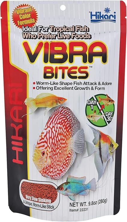 Hikari Vibra Bites Fish Flavor 9.8oz Red Hikari Vibra Bites Fish Flavor 9.8oz Red