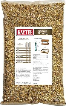 Kaytee Wild Bird Ultimate No Mess Seed 9.75lb for Cardinals Finches Chickadees Woodpeckers